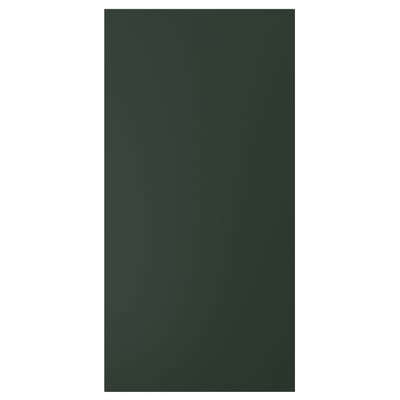 HAVSTORP: deep green door, rectangular, smooth acrylic-painted fiberboard.