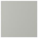 HAVSTORP light grey kitchen cabinet door, rectangular shape, smooth acrylic painted fiberboard.