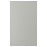 A gray rectangular HAVSTORP kitchen cabinet door, smooth and modern.