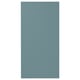 A turquoise HAVSTORP kitchen cabinet door, rectangular in shape, with a smooth lacquered finish.