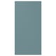 A turquoise HAVSTORP kitchen cabinet door. Its rectangular, smooth, with clean lines, and made from acrylic paint and fiberboard.