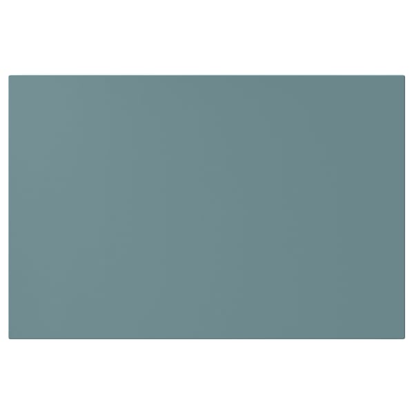 HAVSTORP, turquoise, smooth, rectangular, modern kitchen cabinet, acrylic paint, fiberboard.