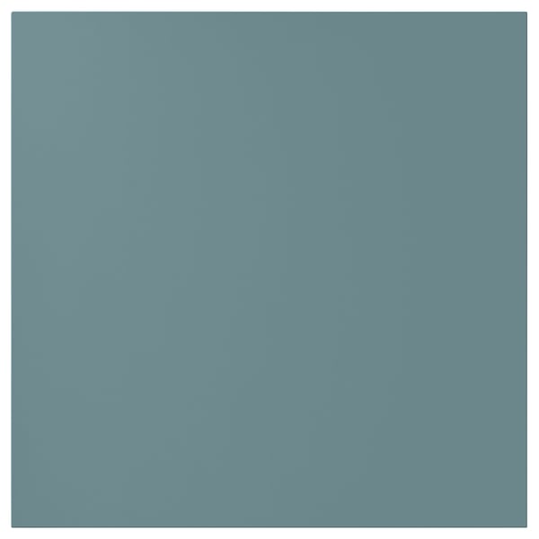 HAVSTORP cabinet in turquoise, modern design, squared, smooth acrylic paint surface.