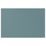 HAVSTORP cabinet in turquoise, rectangular, smooth acrylic surface.