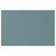 HAVSTORP cabinet in turquoise, rectangular, smooth acrylic surface.