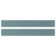 Two horizontal turquoise rectangular panels, smooth edges, modern design.