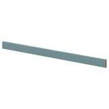Turquoise kitchen cabinet paint on fiberboard