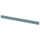 Turquoise kitchen cabinet paint on fiberboard