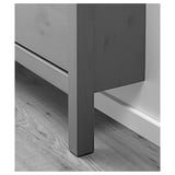 Modern wooden shoe cabinet with sleek design and ventilation, promoting durability and organization.