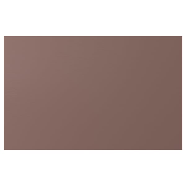 Reddish-brown panel, rectangular with textured pattern, engineered wood, smooth surface, modern design.