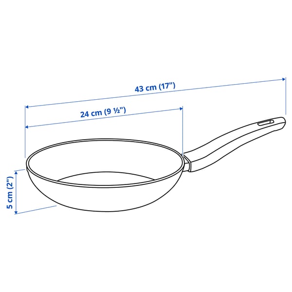 Illustration with measurements for the product: HUSKNUT.