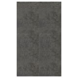 This image shows a KALHYTTAN kitchen panel in dark grey with a subtle concrete texture.
