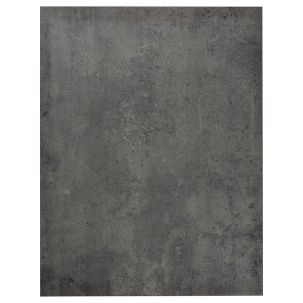 KALHYTTAN panel in dark grey, rectangular with sleek design. Made from laminate and particleboard.