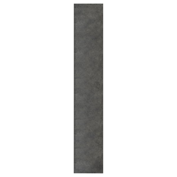 KALHYTTAN cover panel, dark grey, rectangular, flat, simple design, 25-year guarantee.