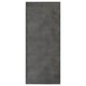 KALHYTTAN dark grey concrete-look kitchen door, rectangle.