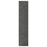 KALHYTTAN dark-grey kitchen panel, smooth laminate, rectangular, concrete effect design.