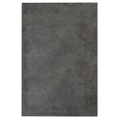 Grey laminate panel with concrete texture.