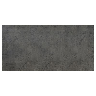 KALHYTTAN dark-grey concrete texture panel. Rectangle shape, smooth laminate surface.