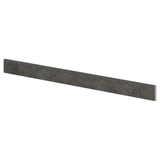 KALHYTTAN gray plastic kitchen plinth, rectangular shape.