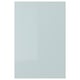 KALLARP kitchen cabinet in high-gloss grey-blue, rectangular, modern design.