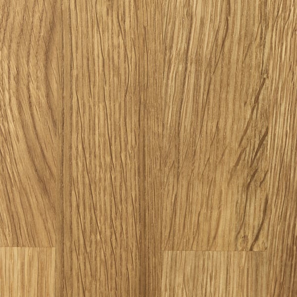 Smooth, light-hued wooden surface with visible grain patterns. Elegant, natural texture, likely a high-quality kitchen worktop.