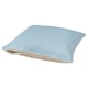 Option: KEJSAROLVON pillow protector, light blue, rectangular, smooth fabric, double-sided comfort.