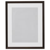 Frame: KLOTKÖRSBÄR, black wood-style, square, empty photo display.