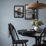 KLOTKÖRSBÄR Frame, oak effect/dark brown, 30x40 cm