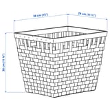 Illustration with measurements for the product: KNARRA.