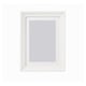 White KNOPPÄNG picture frame, rectangular with thin edge.