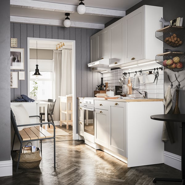 KNOXHULT kitchen, grey, 220x61x220 cm - IKEA Germany