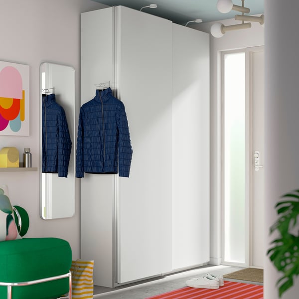 KOMPLEMENT Valet hanger, white, 20x8 cm