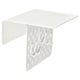 KRAMPHULT / SKÅDIS Armrest tray with hook, white metal/white