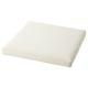 KUDDARNA Seat cushion, outdoor, beige, 62x62 cm