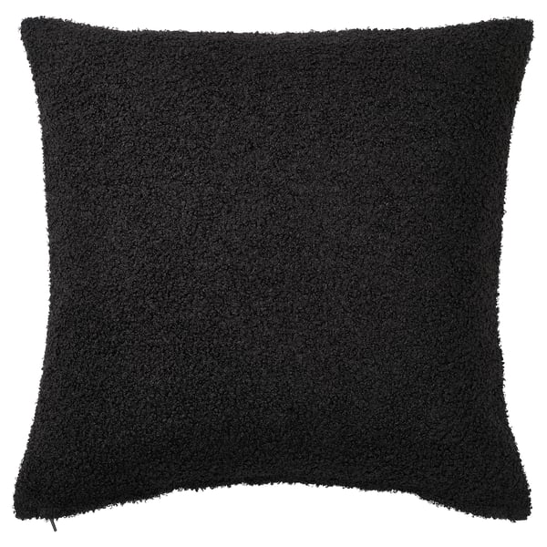 KUSTFYR Cushion cover, pumpkin pattern black/orange, 50x50 cm