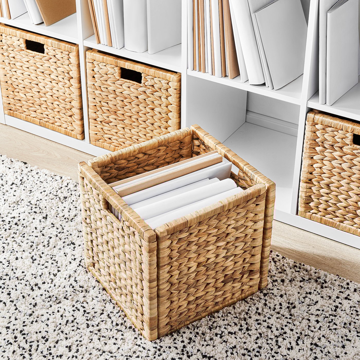 LABBSAL basket, handmade water hyacinth, 32x34x32 cm - IKEA Germany