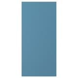 LERHYTTAN blue door panel, birch veneer, rectangular, solid color.