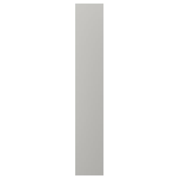 A light grey LERHYTTAN kitchen cabinet, rectangular, with a classic design.