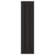 Option: A LERHYTTAN kitchen cabinet door in black. It has a solid wood frame with beveled edges and a veneer panel, offering a traditional look.