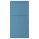 LERHYTTAN blue rectangular door, rustic style with wooden frame and veneer panel.