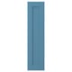 Blue rectangular LERHYTTAN door timber frame, veneer panel, and beveled edges.