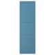LERHYTTAN blue cabinet door with wooden frame and veneer panel, rectangular.