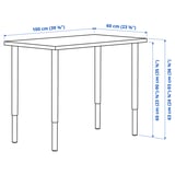 Illustration with measurements for the product: LINNMON.