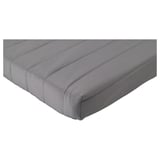 Gray LYCKSELE LÖVÅS foam mattress with square design.