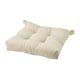 MALINDA Chair pad, grey-beige, 40x38x7 cm