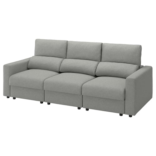 MALMKÖPING 3-seat sofa, Tibbleby beige/grey