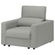 MALMKÖPING Armchair, Tibbleby beige/grey