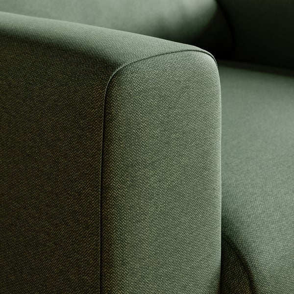 MALMKÖPING Armchair, Tibbleby grey-green