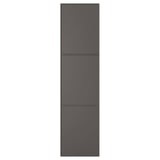 A MERÅKER cabinet door in matte grey with a sleek, rectangular design and soft closing hinges.