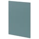 Turquoise METOD kitchen door, smooth, rectangular, modern design with fiberboard.